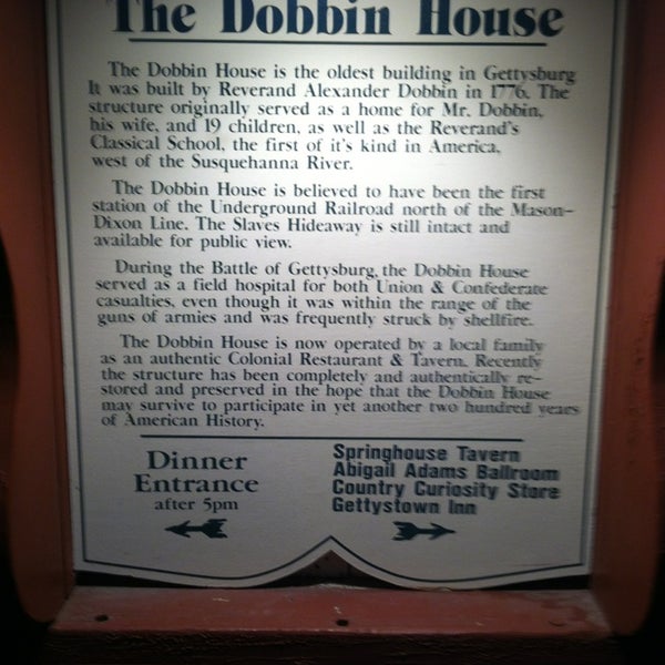 Dobbin House 89 Steinwehr Ave