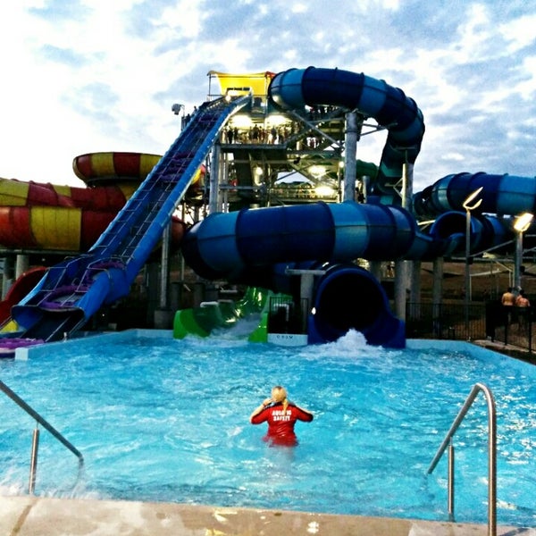 Photo taken at Raging Waters Sydney by Dean O. on 1/10/2014