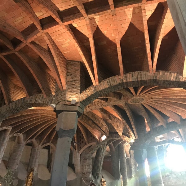 Photo taken at Cripta Gaudí by AMI on 5/10/2019