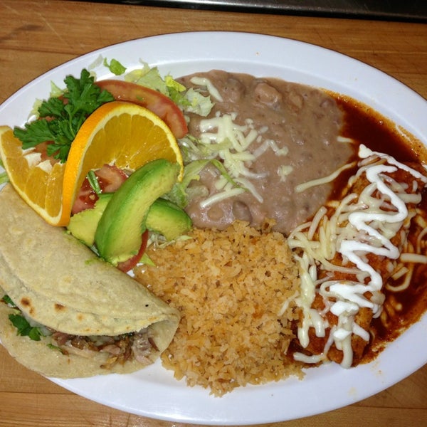 Enchilada And taco combo!!