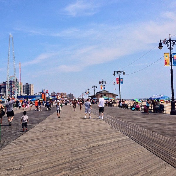 Photo taken at Coney Island Beach &amp; Boardwalk by Chris J. on 7/21/2013