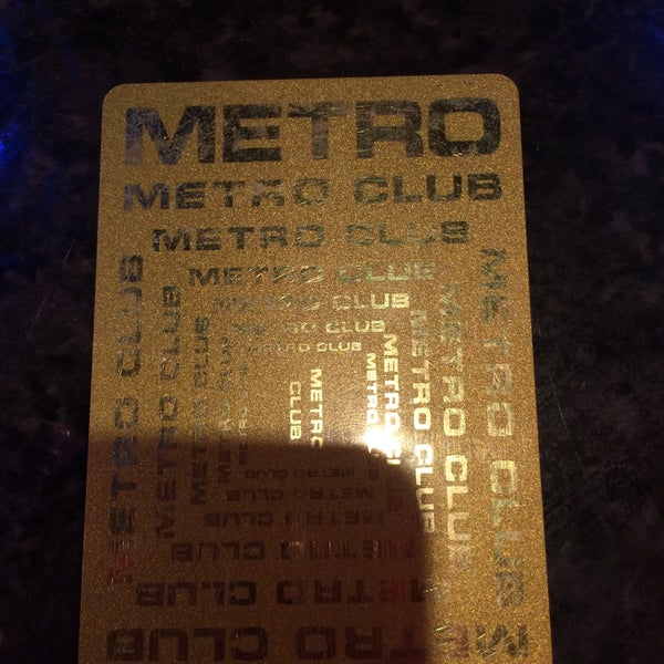 Снимок сделан в Метро / Metro Club пользователем Denis K. 10/17/2015