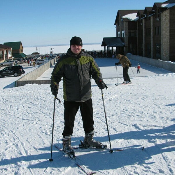 Снимок сделан в Хвалынский горнолыжный курорт пользователем Алексей Н. 2/24/2013