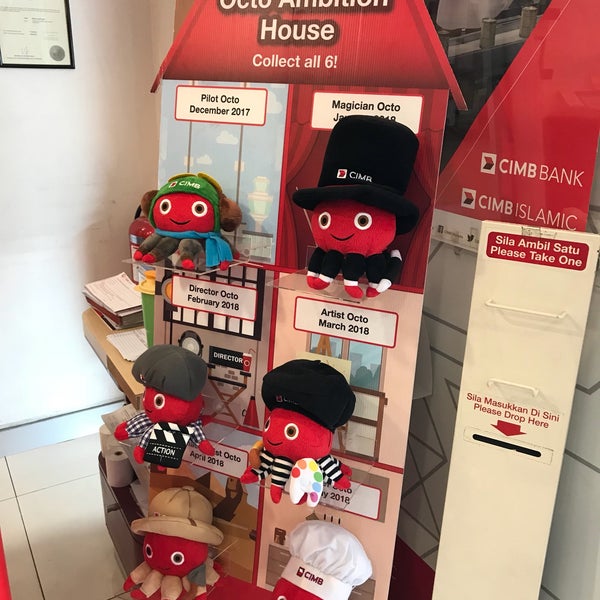 cimb octopus soft toy 2018