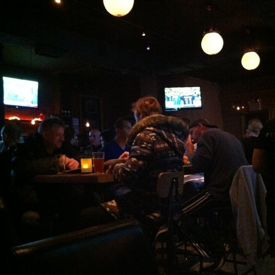 Photo taken at Five Lamps Tavern by doubleaf c. on 11/18/2012