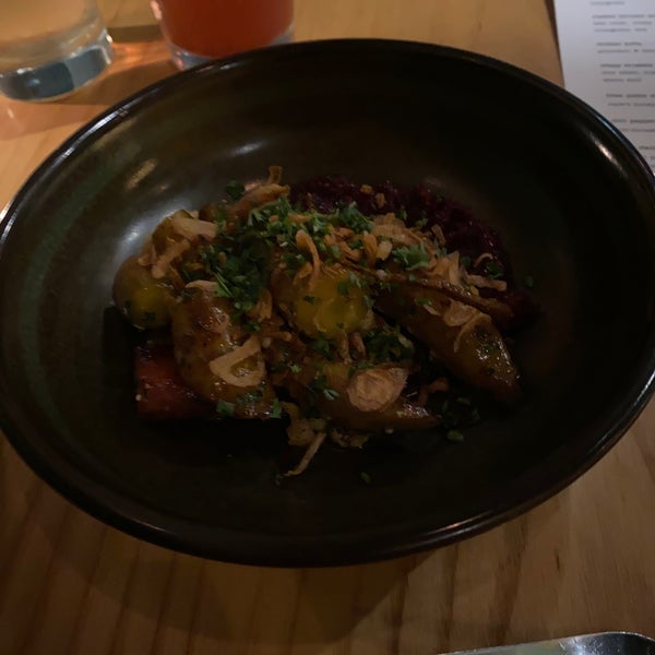 12/10/2019 tarihinde Karen T.ziyaretçi tarafından Moxy American Tapas Restaurant'de çekilen fotoğraf