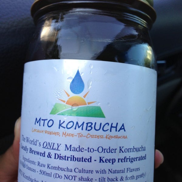 Finally a brand that meets my kombucha standards=MTO kombucha; tastes just like what I make at home.    It's absolutely delicious & great source of probiotics..  I buy a case and get 10%  off.