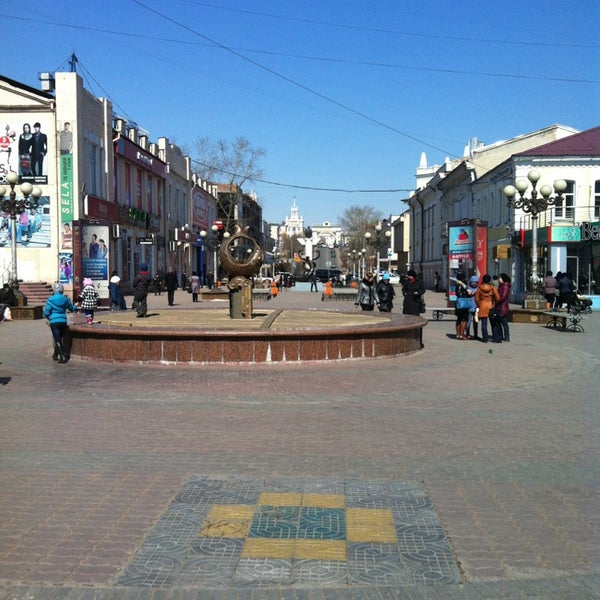 Фонтан на арбатской площади