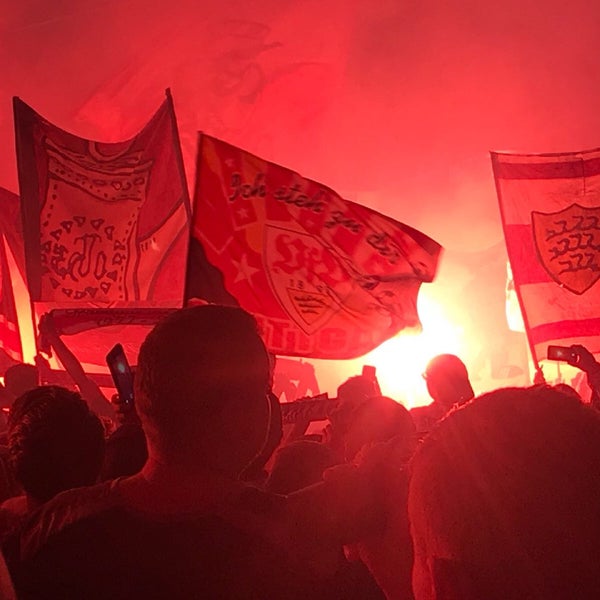Photo taken at Ostseestadion by Claudius R. on 8/20/2018