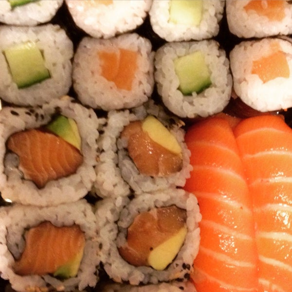 Sushi is great and at a good price. Good and fast delivery to the city centre.