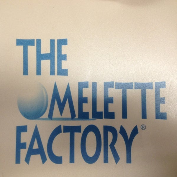 Photo taken at The Omelette Factory by Brian D. on 2/28/2013
