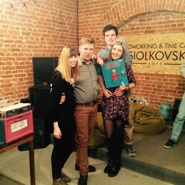 Photo taken at Coworking &amp; Time Cafe Tsiolkovsky by Oll P. on 3/28/2015