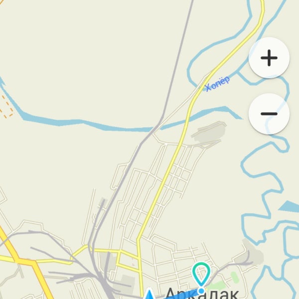 Карта осадков аркадак