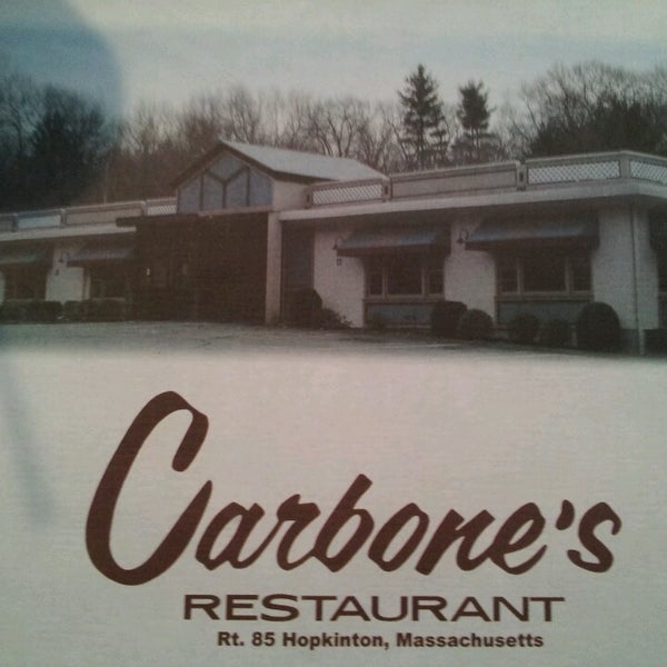 Carbones Restaurant - Italian Restaurant In Hopkinton