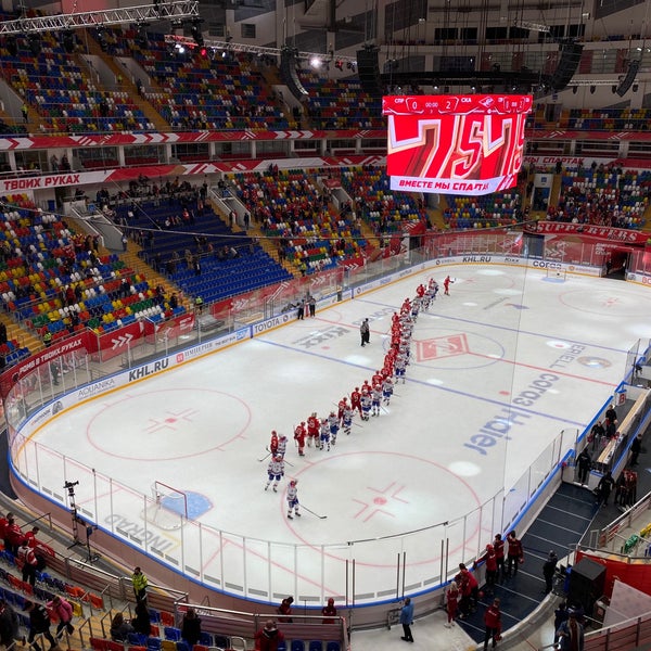 Photo taken at Megasport Arena by Лёша on 9/14/2021