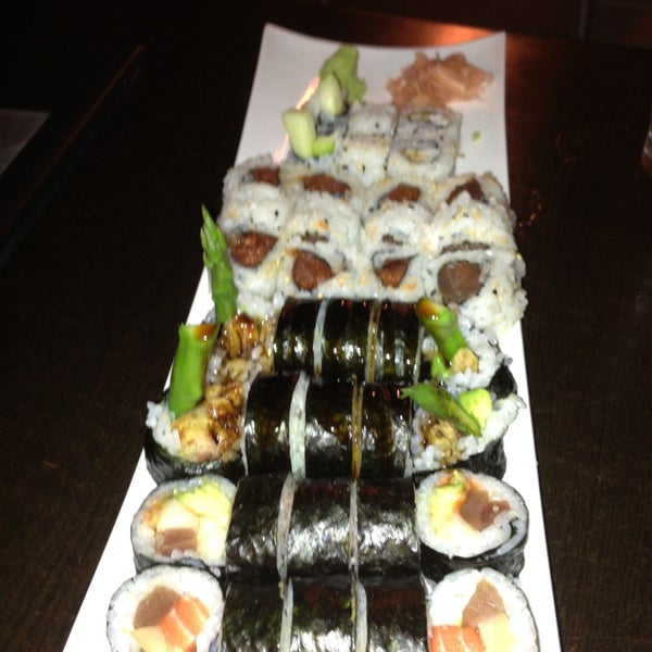 Photo taken at Shari Sushi Lounge by Lindsey P. on 1/28/2013