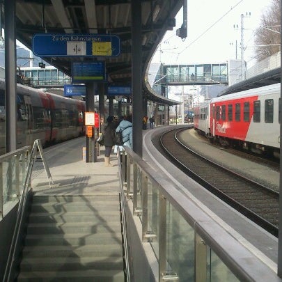 Photo taken at Bahnhof Bruck an der Mur by Paul P. on 2/11/2013