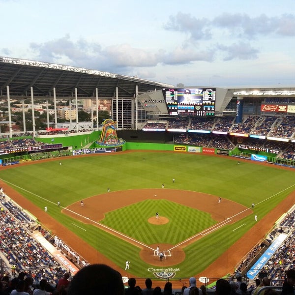 Marlins Park Baseball Stadium in Miami
