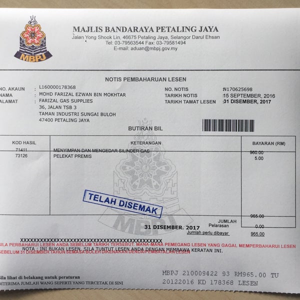 FARIZAL Gas Supplies - Warehouse Store in Petaling Jaya