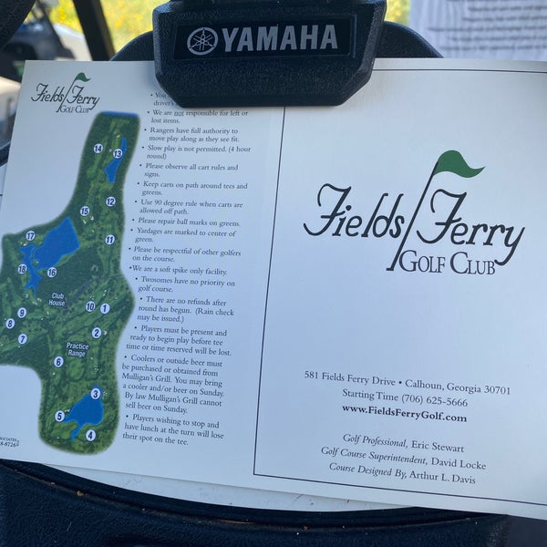 Fields Ferry Golf Course Calhoun, GA Fields Ferry Golf Course Calhoun, GA