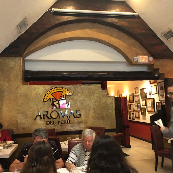 Photo taken at Aromas del Peru Restaurant by Juan C. on 10/19/2019