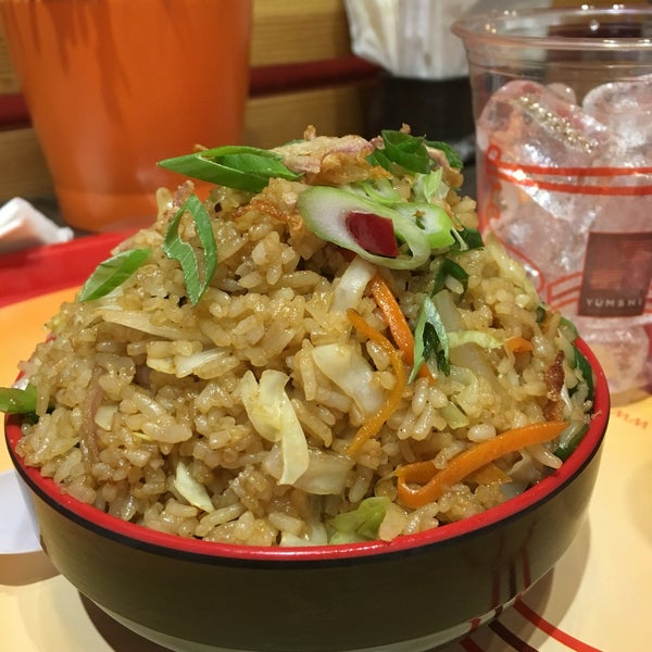 Fried rice with chicken,highly recommended.