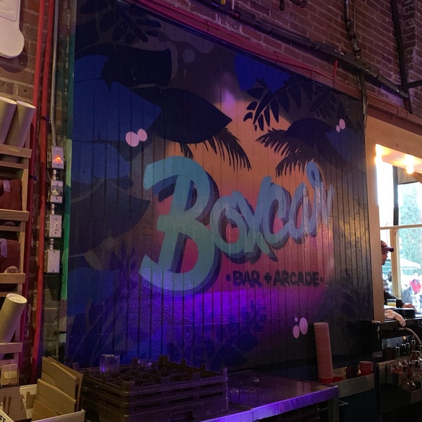 3/3/2019 tarihinde Victoria G.ziyaretçi tarafından Boxcar Bar + Arcade'de çekilen fotoğraf