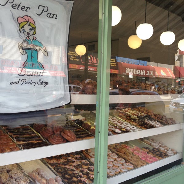 Photo taken at Peter Pan Donut &amp; Pastry Shop by Kristin M. on 5/16/2013