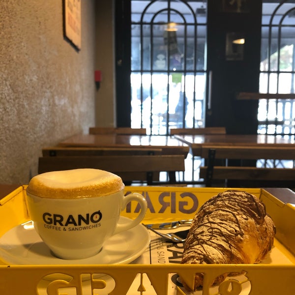 Foto diambil di Grano Coffee &amp; Sandwiches oleh Eliçe pada 2/8/2020
