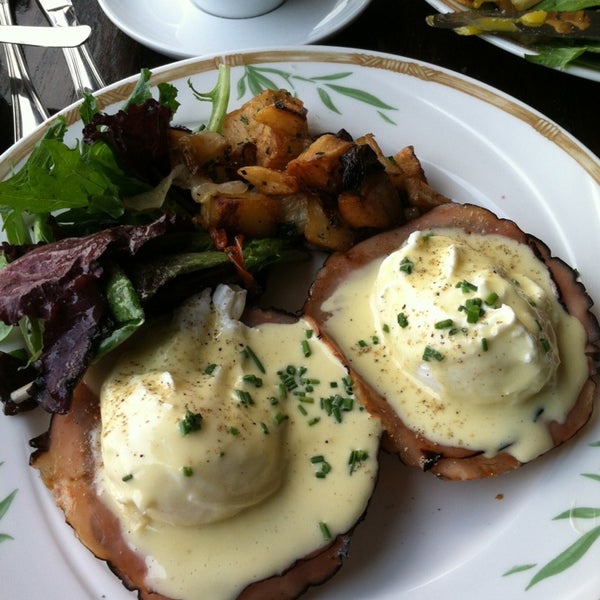 I'm obsessed with their eggs benedict, but really anything with poached eggs is a sure bet. Love this place!