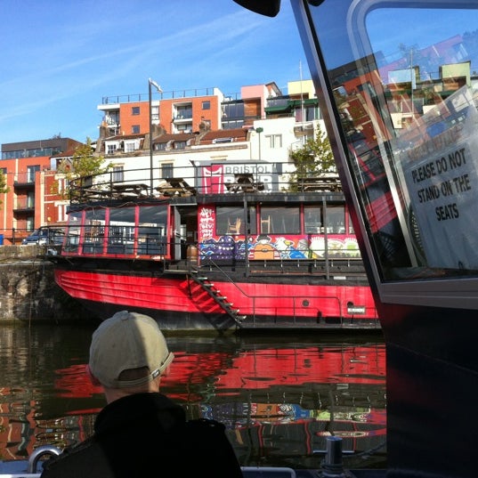 The Grain Barge Bar in Bristol