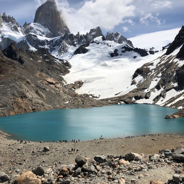 Photo taken at Laguna de los Tres by Laurie B. on 1/4/2018