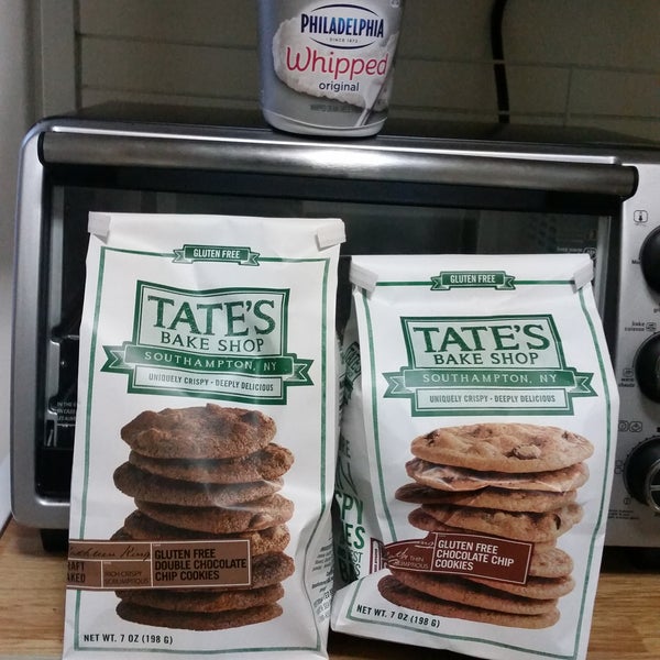 Tate's Cookies...love um!  Today.I bought the Chocolate Chip and  the Double Chocolate Chip..All of them are great with a dolop of whipped Philadelphia cream cheese.