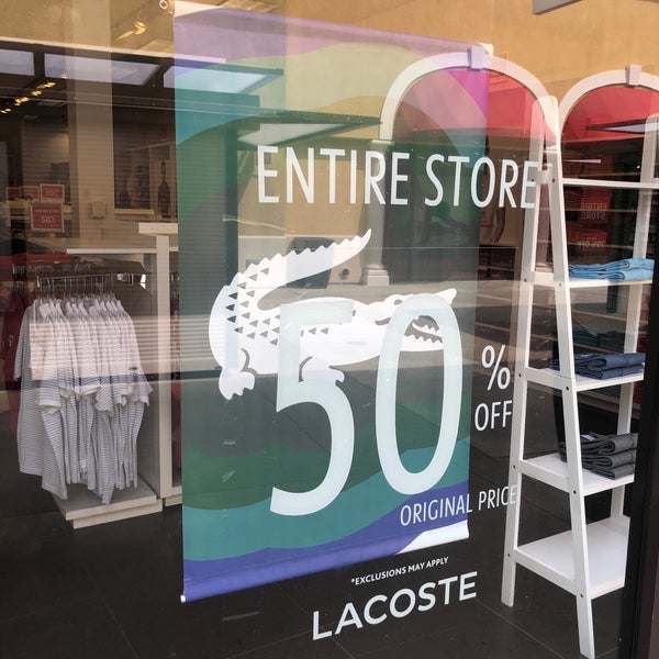 Lacoste top shop gateway
