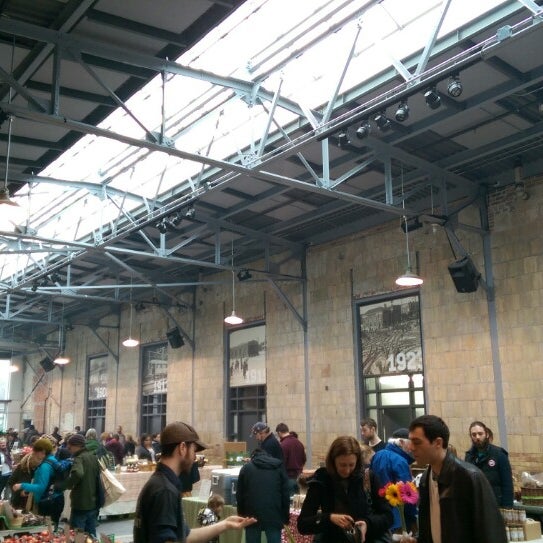 Photo taken at Wychwood Barns Farmers&#39; Market by Greg S. on 3/14/2015