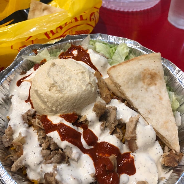 Photo taken at The Halal Guys by Alex L. on 1/18/2019