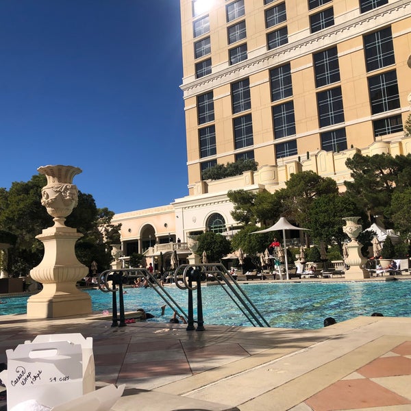 Photo taken at Bellagio Pool by ☘️Britton🕺🏼 on 10/27/2020