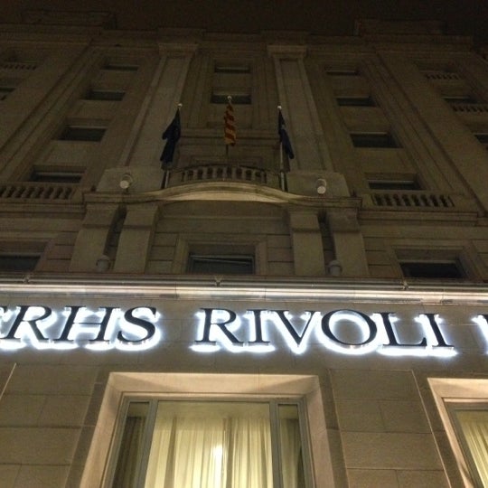 Photo taken at Hotel Serhs Rivoli Rambla by Shouhei K. on 10/28/2012