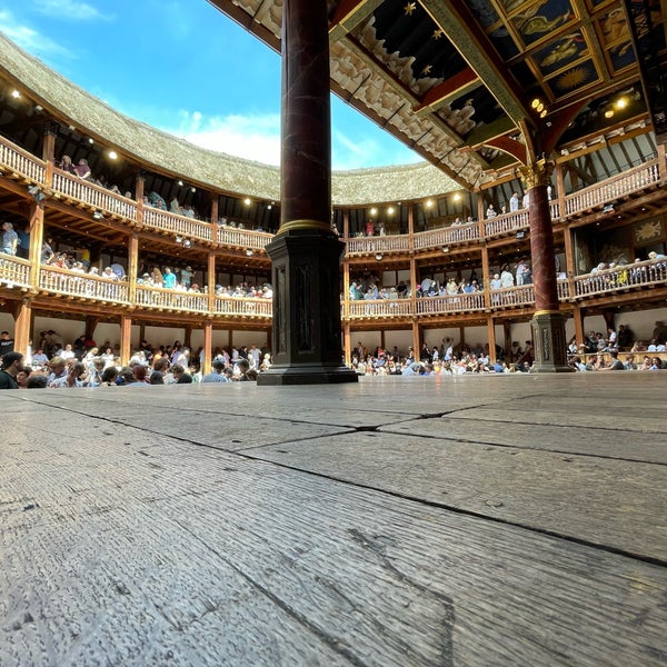 Photo taken at Shakespeare&#39;s Globe Theatre by Heather B. on 7/10/2022