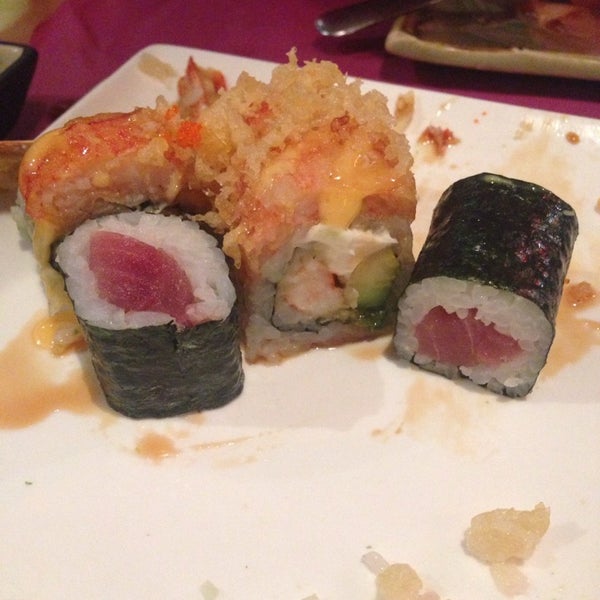Order the monster roll and a raw tuna roll on the side.