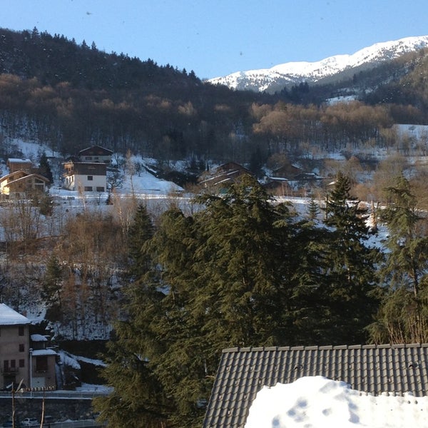 Photo taken at Brides-les-Bains by Anna B. on 2/22/2013