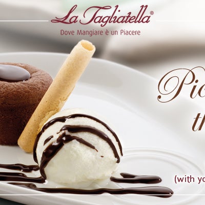 La Tagliatella's Pick of the week: Tutto cioccolato (with your choice of ice-cream)