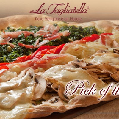Pick of the week: Pizza Tagliatella. Have you tried it yet?