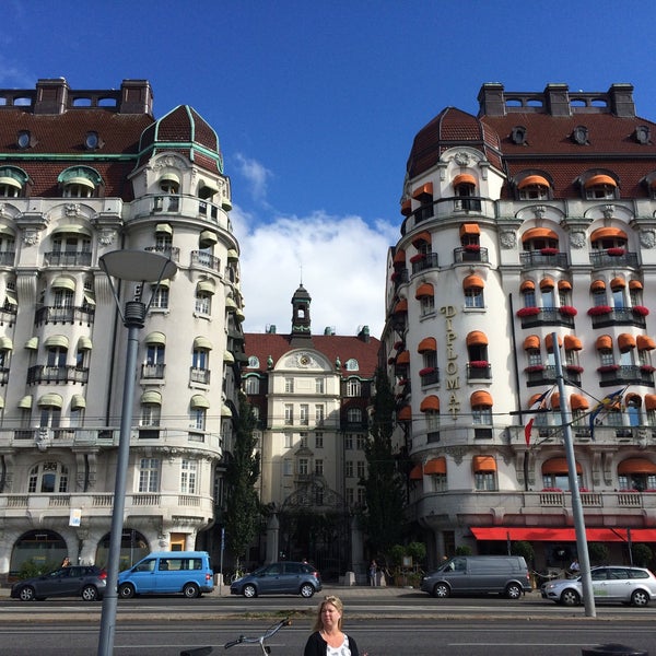 Photo taken at Hotel Diplomat Stockholm by Natalia Y. on 8/17/2015