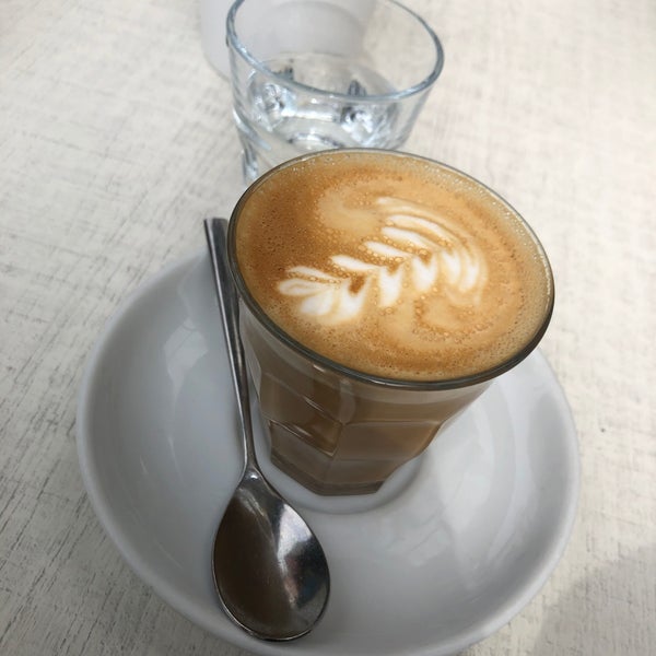 Nice. Flatwhite good but not the best. Deserts looking very good. Nice ambience at the former railroad station, you feel the trains :) Staff a bit slower but reasonably, when crowded.