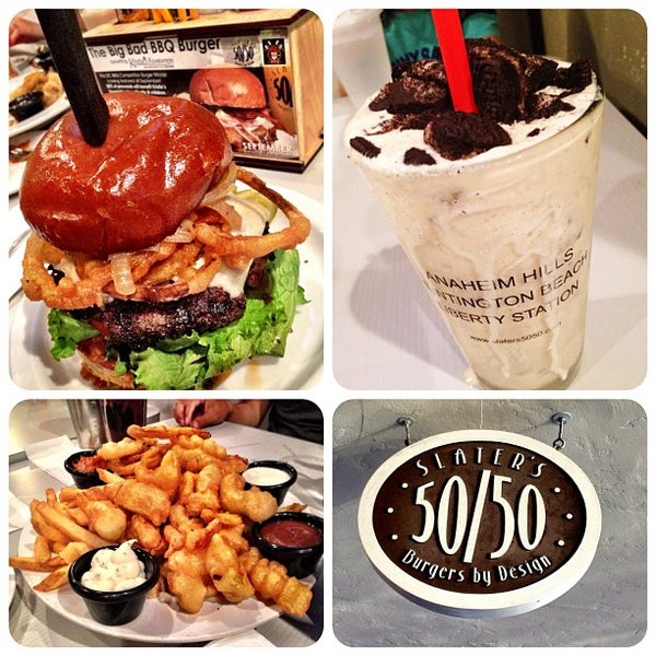 Slaters 50/50 Burger Joint in Anaheim