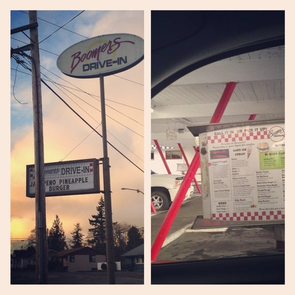 Photo taken at Boomer&#39;s Drive-In by Cassius X. on 3/8/2013
