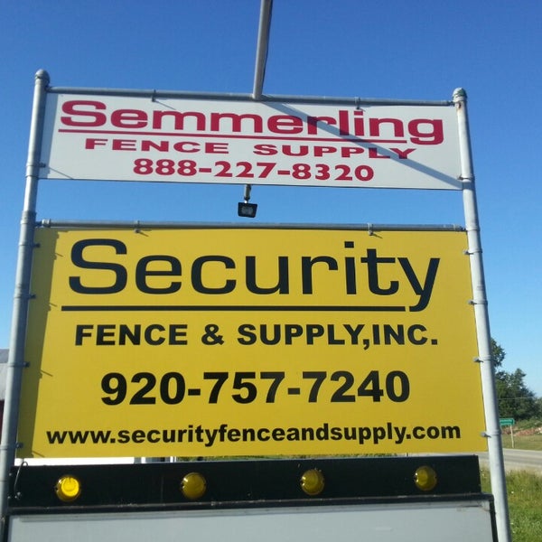 Semmerling Fence Supply/Security Fence Greenville, WI