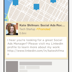 @btmurr - Hear you're looking for a Social Ads Account Manager for @likeablemedia? In case you don't catch my Foursquare ad, here is the link to my LinkedIn profile. Would like a chance to connect!