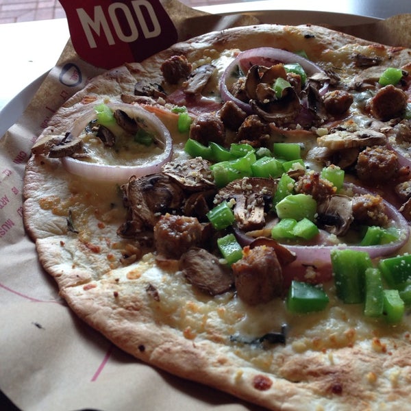 Photo taken at Mod Pizza by Max M. on 4/4/2014